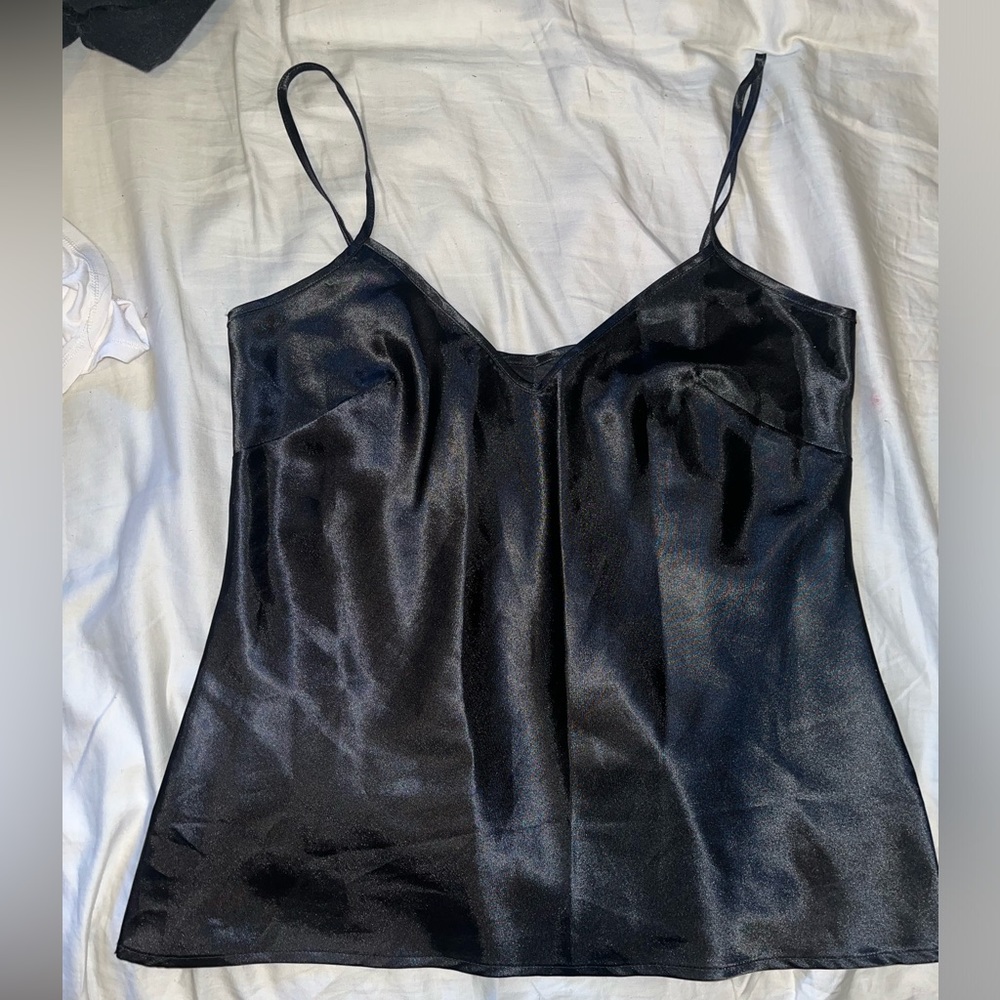Black Silky Tank